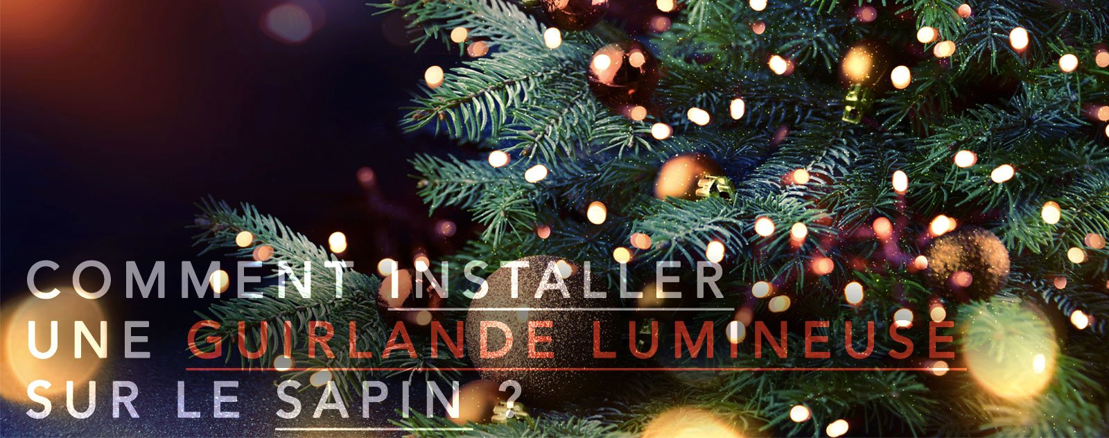 Guirlande Sapin Artificiel 2.7M,Guirlande de Noël Sapin avec LED