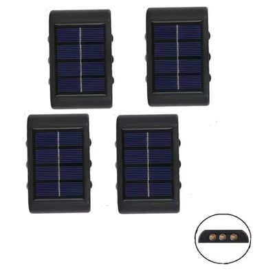 Lampe murale solaire jardin (4 PCS)