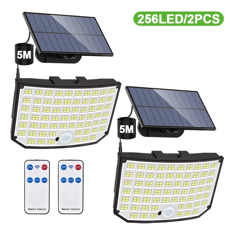 Lampe solaire extérieur LED (256LED/3Modes)