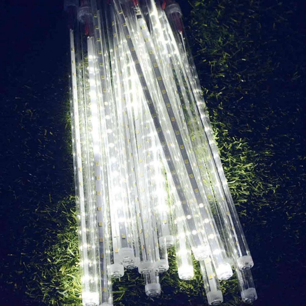 Tube Solaire Ruban Led Blanc 10m 100 Led- Décoration solaire
