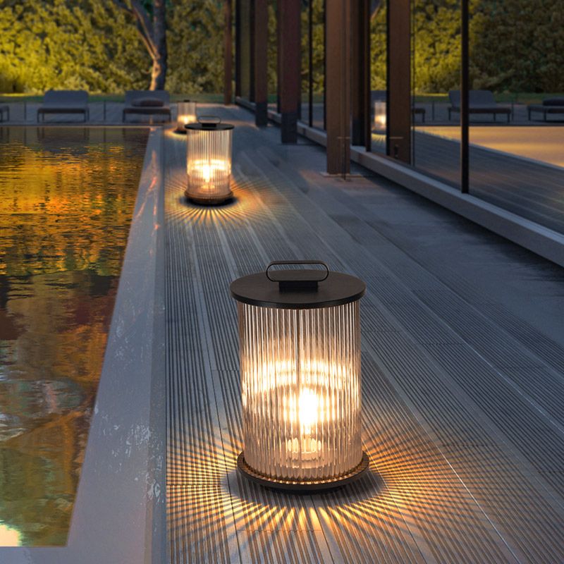 Lampe solaire pour décoration de jardin extérieur lampe de