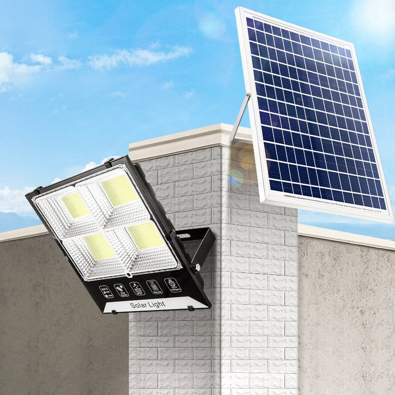 GarhrStore Lumiere Solaire Lampe Puissante LED Éclairage Sécurité